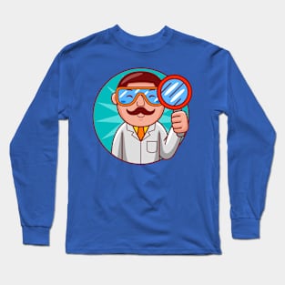 Scientist Man Long Sleeve T-Shirt